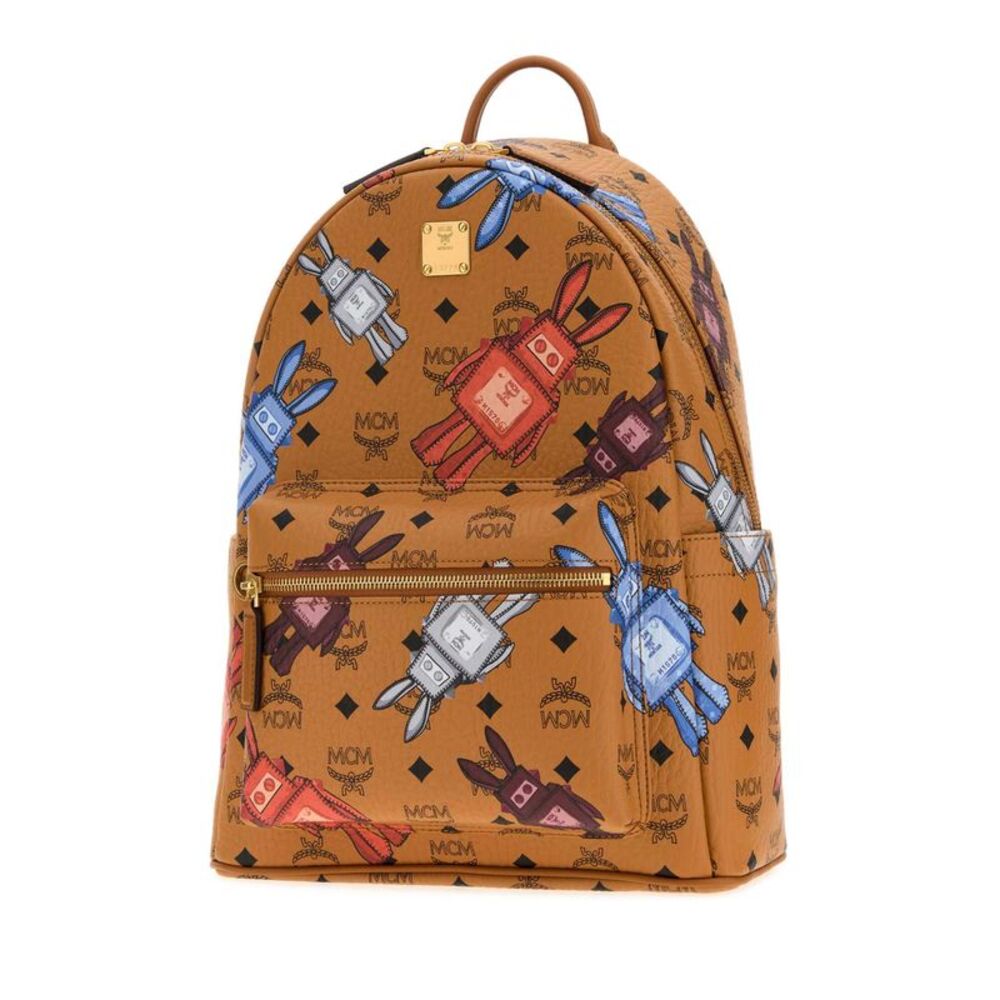 Mcm Women Printed Canvas Stark Backpack - Picture 2 of 2